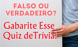 Quiz épico <b>de</b> verdadeiro ou falso